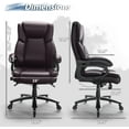 thumbnail image 4 of PUKAMI Heavy Duty Big and Tall Office Chair 500lbs,High Back PU Leather Executive Desk Chair, 4 of 7