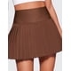 thumbnail image 5 of Falda CRZ YOGA Mini Plisada de Cintura Alta Café Marrón S, 5 of 5
