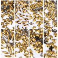 thumbnail image 2 of E Diamantes de cristal dorados, diamantes de imitación para uñas, gemas para uñas con parte posterior plana, joyería artística, 2 of 5