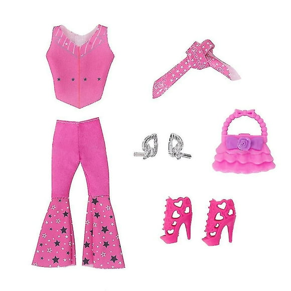 Barbie The Movie Doll Clothes Set Margot Robbie Ken Collectible Fashion Film Outfits Barbie Dolls Accessories Gifts