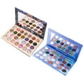 thumbnail image 1 of 28 Colors Metallic Makeup Eyeshadow Palette Matte Shimmer Pigmented Glitter Eye Shadow Palette, 1 of 5