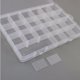 thumbnail image 2 of Caja de almacenamiento, ajustable, transparente, con 24 compartimentos (22 compartimentos fijos + 2 compartimentos divisorios extraíbles) Caja de almacenamiento de joyería clasificada de plástico para, 2 of 5