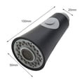 thumbnail image 4 of Yannee Pull-Out Spray Head, Faucet Kitchen Shower Two-Stage Water Outlet Pull-Out Special, Black, 4 of 14