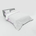 thumbnail image 3 of Ambesonne Flower Bedding Set 3 Pcs, Lilac Blossoms Spring, Twin XL, Pale Mauve Lavender, 3 of 3