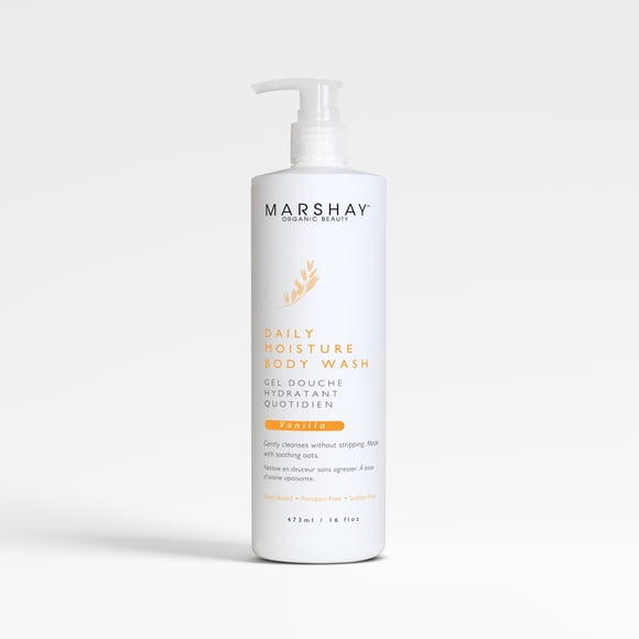 Plant based mild moisturizing body wash with Soothing Oats, Sulfate free cleansing- Vanilla