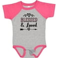 thumbnail image 3 of Inktastic Blessed and Loved Baby Girl Girls Baby Bodysuit, 3 of 5