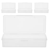 ibasenice pad holder Cotton Swab Case PP Portable Storage Adults Home 4pcs