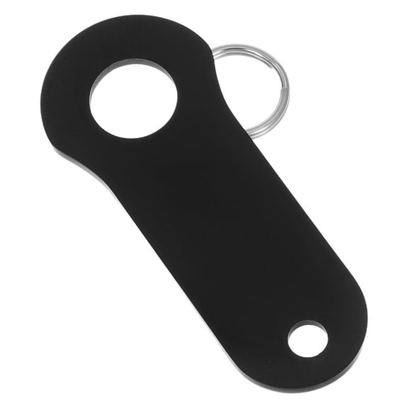 UPOUART 2Pcs Rectangular Stainless Steel Motorcycle Guardian Bell with Split Ring for Riding