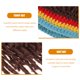 thumbnail image 3 of YSNOOWE Sombrero Unisex De Tejido Con Peluca Color Café Para Frío, 3 of 6