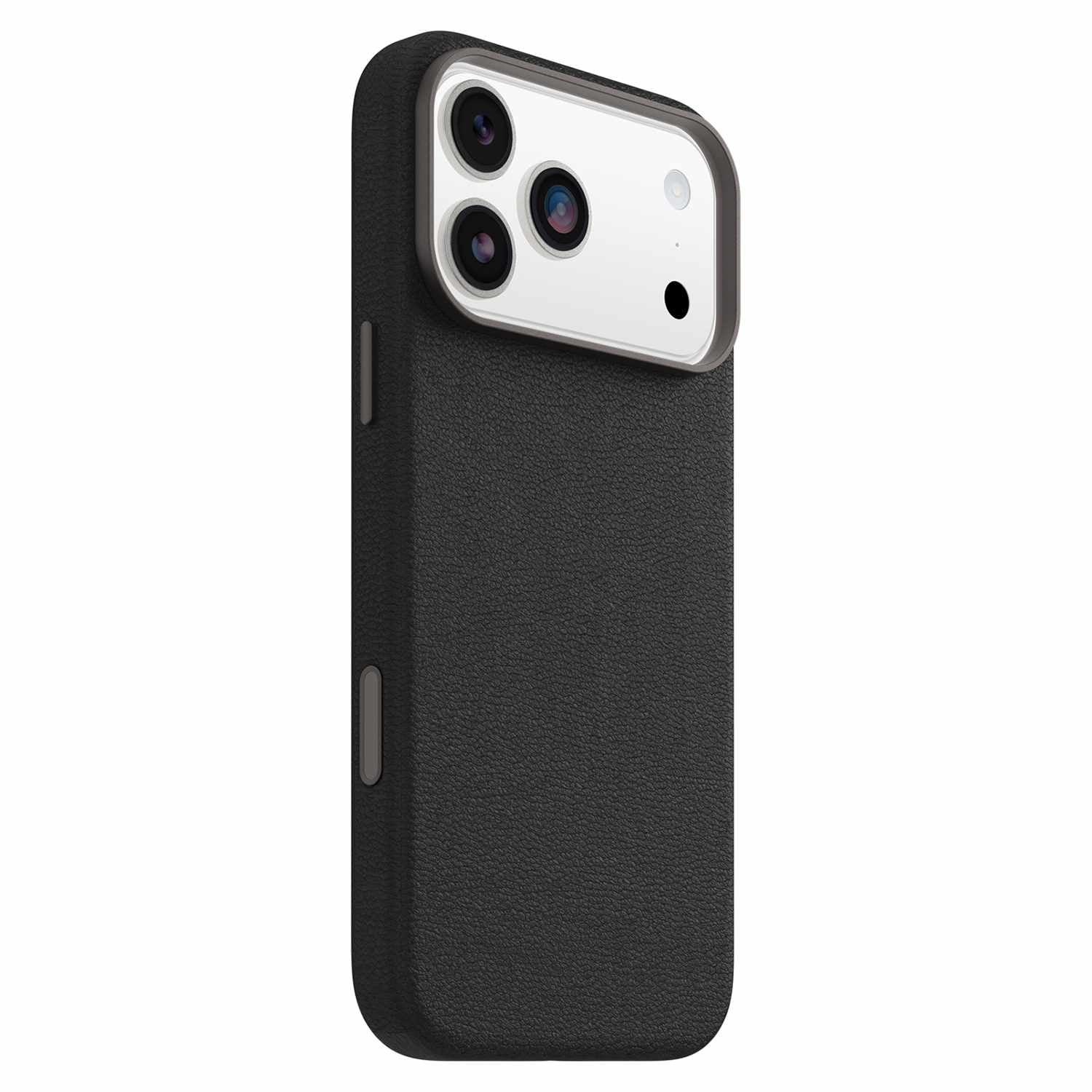 OtterBox Étui Symmetry Cactus Leather MagSafe avec Contrôle de la Caméra Noir Ash (Noir) pour iPhone Air