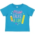 thumbnail image 3 of Inktastic Back to School Miss Talks a Lot Girls Toddler T-Shirt, 3 of 5