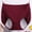 Wine, variant on Plus Size Period Underwear Women, Leakproof Panties Postpartum Menstrual Hipster Briefs Teens, XL-6XL