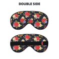 thumbnail image 2 of Xecao Red Rose Flower for Soft Fluffy Sleeping Blindfold, Nap eye cover tailored for the utmost comfort for girls, women, kids, and adults., 2 of 7