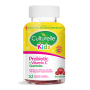 Culturelle Kids Probiotic + Vitamin C Supplement Gummies, Berry Flavored, 52 Ct