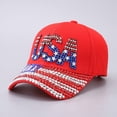thumbnail image 2 of mgoYE 250th Anniversary USA Hat Structured Men Women Hats Graphic Hats Men Women 250 Years of Freedom 1776 2026 American Flag 4 July Vintage Baseball Cap(C,One Size), 2 of 4