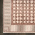 thumbnail image 4 of Nourison Nordic 5' x 7' Brick Ivory Modern Indoor Rug, 4 of 8