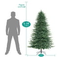 thumbnail image 4 of Home Imports Emporium Lujan Prelit Aritificial Christmas Tree, Realistic Nordic Christmas Tree with Lights by Naomi Home Green,6.5ft, 4 of 8