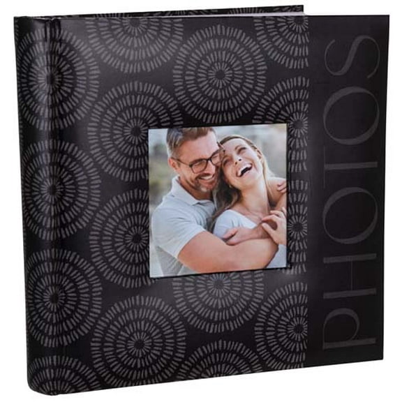 Malden 2-Up Black Photos Printed Paper Bookbound Album