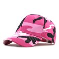 thumbnail image 2 of Meresysid Unisex Classic Men's And Women's Winter Printed Baseball Caps Unisex Adjustable Camouflage Sunshade Cap Hot Pink, 2 of 2