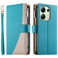 thumbnail image 1 of Funda cartera GANGXUN para Xiaomi Redmi Note 13 4G , cuero PU con tarjetero, cremallera, correa de mano, soporte y protección 1242°, 1 of 6