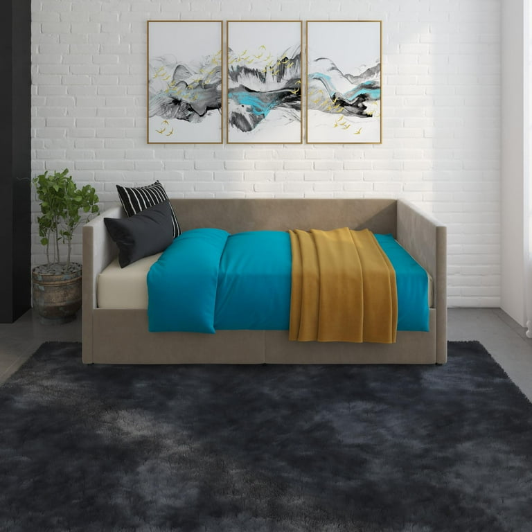 Blue daybed store with storage