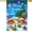 Christmas Crab, variant on Merry Christmas Garden Flag 28 x 40 Inches Double Sided Snowmen Gifts and Winter Decor Merry Christmas Outdoor Yard Flag for Outside Home Front Door Lawn Porch Patio Welcome Decor
