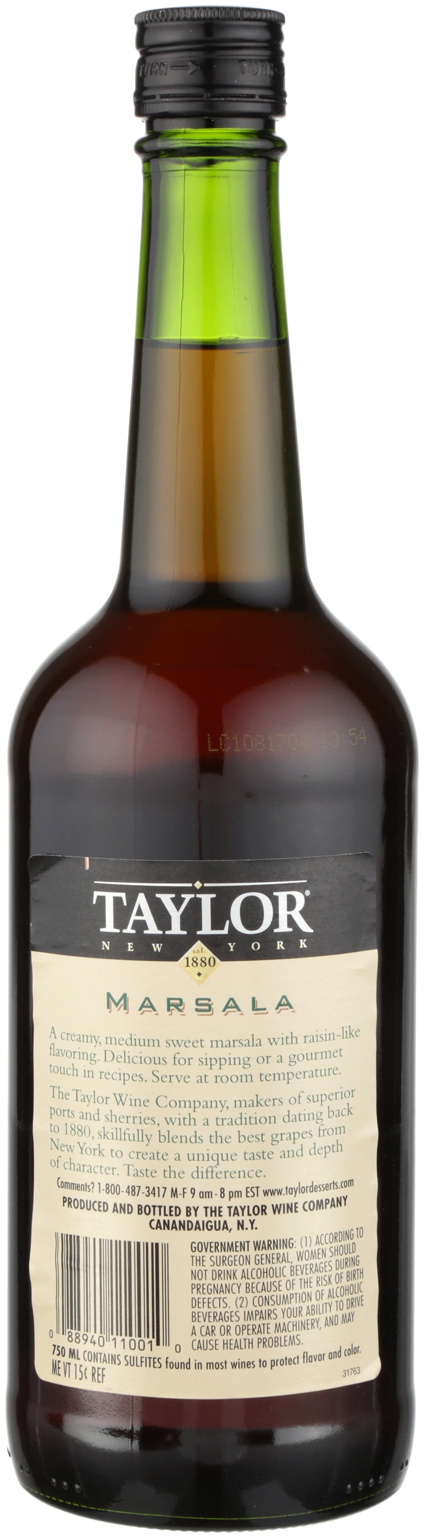 Taylor Marsala 750ML