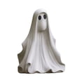 thumbnail image 3 of Cute Ghost Figurine Ornament Creative Craft Tabletop Statue for Balcony Garden Decorations, 3 of 3