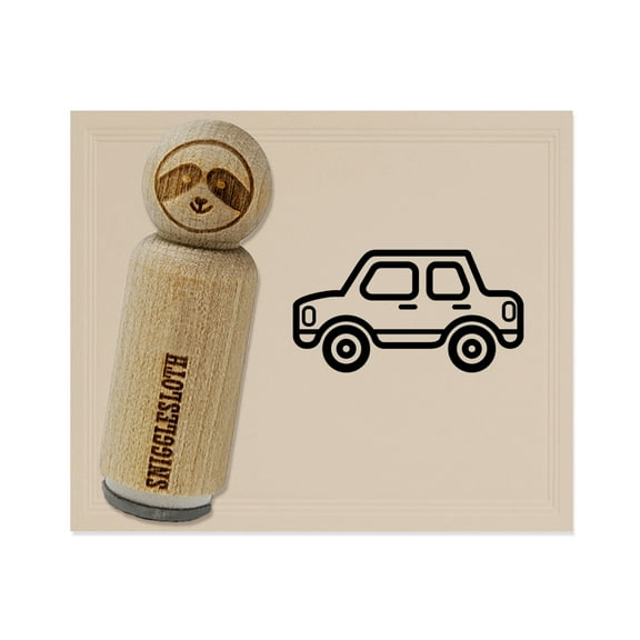Car Vehicle Automobile Rubber Stamp for Scrapbooking Crafting Stamping - Mini 1/2 Inch