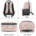 thumbnail image 6 of Yuyamidu Pink Bow Camo Bookbag for Kids 6-8 Large Capacity Backpack Girls School Bag 17 Inch Schoolbags for Elementary Primary, 6 of 7