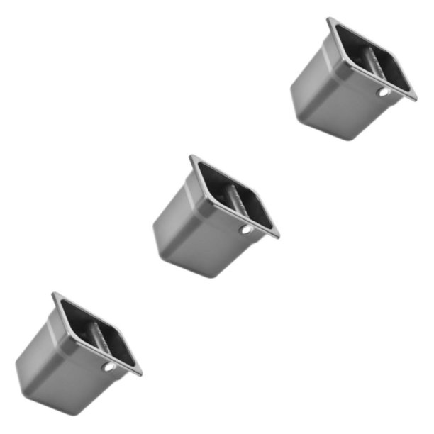 Inteprter Cubo de polvo de café de cocina antideslizante accesorio de máquina de de plástico confiable negro 1.5L Type1 NO1