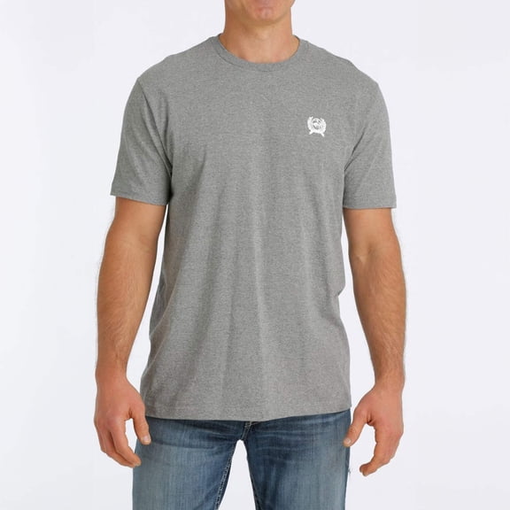 Cinch Men's Patriotic Grey Short Sleeve T-Shirt MTT1690502