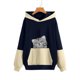 thumbnail image 5 of Sudadera Para Mujer, Sudaderas Con Capucha de Cuello Redondo de Gran Tamaño, Suéter de Otoño E Invierno, Suéter Holgado Con Estampado de Mascotas Odeerbi ODB138283, 5 of 5