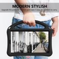 thumbnail image 6 of SaniMore Kids Case for Samsung Galaxy Tab A9 8.7" SM-X110 X115 X116, Kickstand & Handle 3D Rugged Shockproof Full Body Protective Tablet Case, Black, 6 of 7