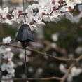 thumbnail image 2 of Campanas de viento pequeñas tradicionales de la suerte para exteriores, campana conmemorativa de hierro fundido Iwachu Bless Temple Wind Bell y campanillas de viento de hoja de simpatía, 2 of 5