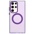 thumbnail image 2 of ELEHOLD Case for Samsung Galaxy S24 FE Magnetic Shockproof Case Slim Matte Transparent Rugged Cover, Skin Friendy Feel, Compatibel with MagSafe, Purple, 2 of 7