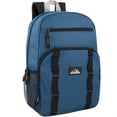 thumbnail image 4 of Trailmaker 24 Pack Multicolor Mesh Side Pocket 17 Inch Backpacks, Padded Shoulder Straps for Travel, Commute, 4 of 9