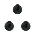 thumbnail image 2 of Vogacara Modelo de oreja de simulación de silicona negra para exhibición de joyas Asmr Sleep Helping Right Ear Black Type1 NO1, 2 of 6