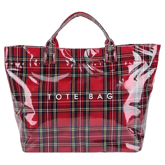 AOMRCOL Women's Large PVC Tote Bag Large Canvas Handbag Cheetah Letters Print Bags Best Christmas Valentines Day Gifts Red