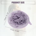 thumbnail image 4 of Unique Bargains Bath Sponge Body Shower Sponge Gloves 6.69"x5.12" with Flower Bath Ball Purple, 4 of 7