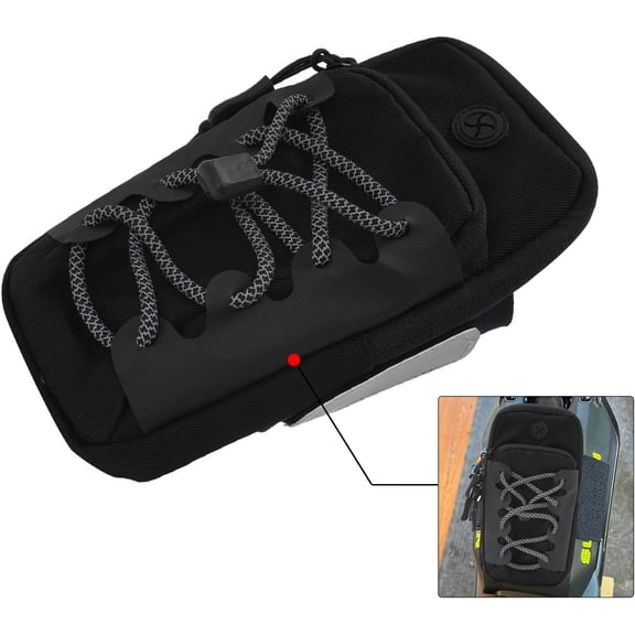 Motorcycle Bag for Surron Light Bee,Front Battery Frame Storage Bag for Dirt Bike Sur Ron Light Bee S and X/X160/X260-Black