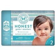 The Honest Company Diapers Size2 Dots Dashs 32 Pk - Pack Of 4