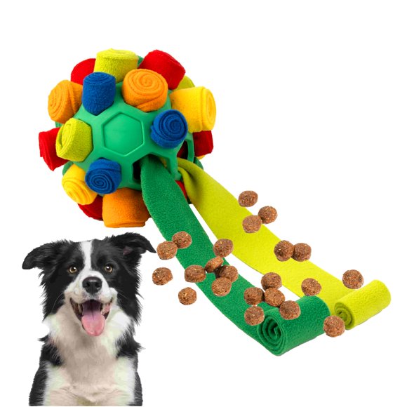 Juguete interactivo Dog Snuffle Ball PAWISE, tamaño mediano, 7.9 pulgadas