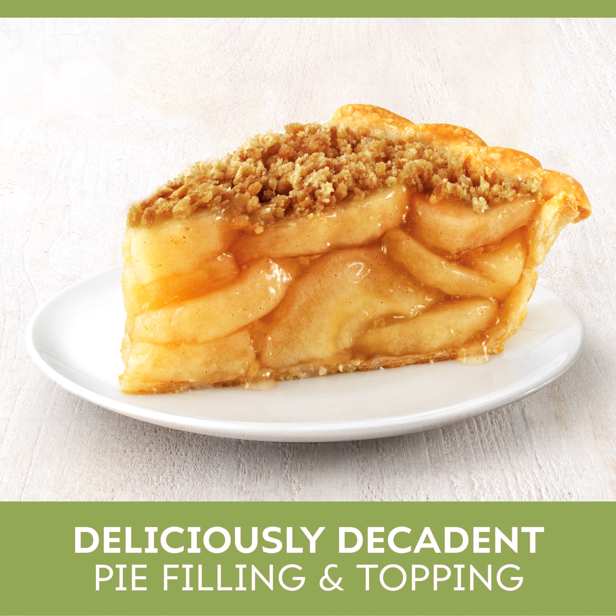 (4 pack) Duncan Hines Comstock More Fruit, Apple Pie Filling & Topping, Ready to Use, 21 oz.