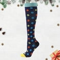 thumbnail image 2 of FhsagQ Socks Socks for Men Socks Plus Exercise Stress Socks Elastic Socks Running Skipping Compression Socks Stockings Jacquard Calf Socks Mens Socks Plus Size Push up Bra Light Purple S, 2 of 3