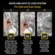 thumbnail image 3 of Beauty Dish Glow EZ Lock 25, plegable, plateado, con accesorios, 3 of 9