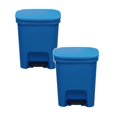 thumbnail image 1 of Oleegame 2PC Trashcans For Bedroom 10L Gallon Trash Can Plastic Step On Kitchen Trash Can Black Compost Bathroom Trash Garbage Can Kitchen Trash, 1 of 8