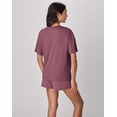 thumbnail image 2 of Hanes Originals Women's SuperSoft Comfywear Boxy T-Shirt Mauve Mood M, 2 of 5