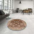 thumbnail image 3 of Ahgly Company Indoor Rectangle Mid-Century Modern Brown Sand Brown Oriental Area Rugs, 2' x 5', 3 of 6
