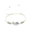 thumbnail image 2 of HomeKingdee Yin Yang Friend Bracelet Adjustable Cord Bracelet - Matching Pair Stainless Steel Bracelets for Friendship Gift Valentine's Day Christmas Anniversary, 2 of 5